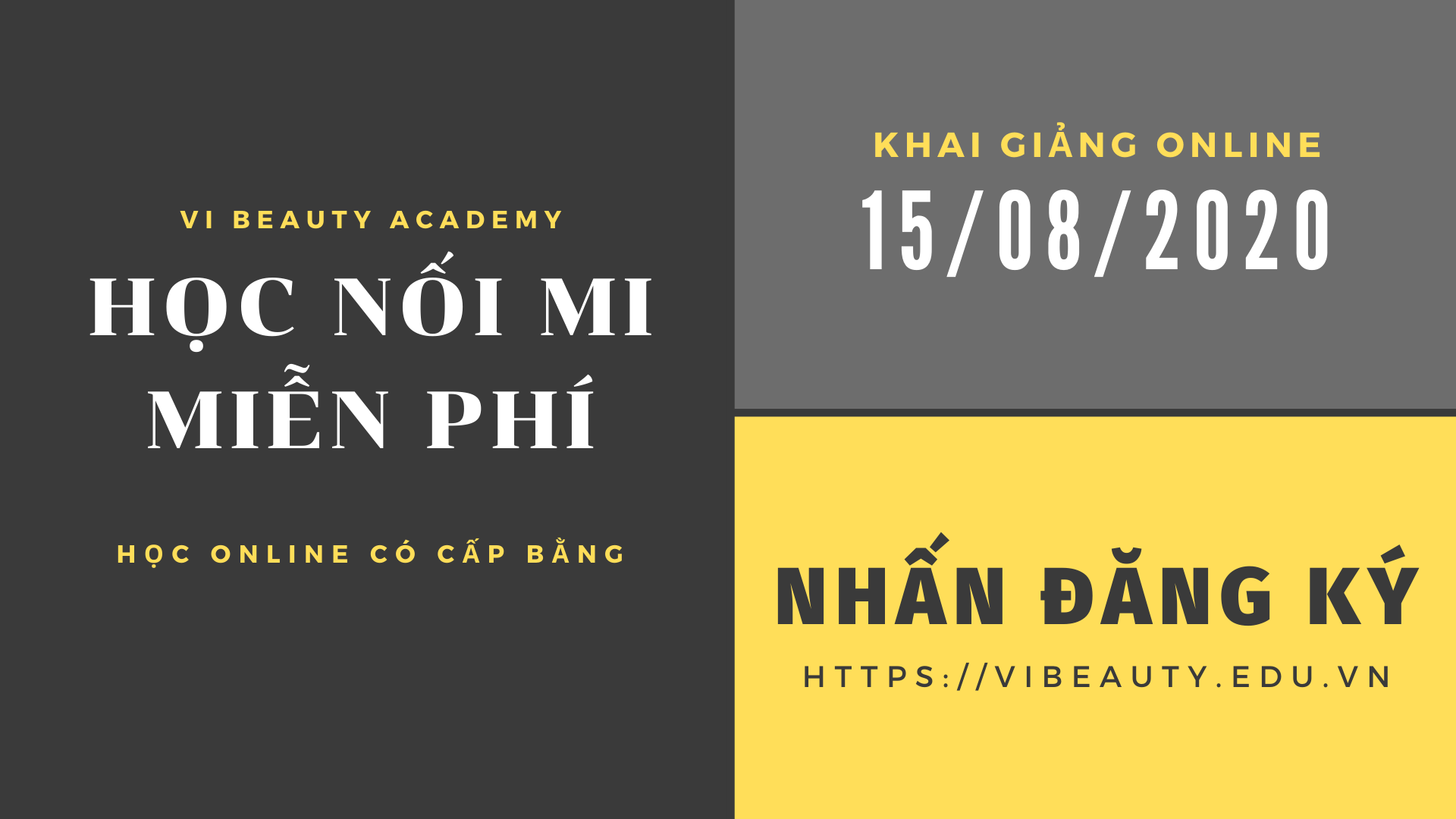 Khóa học Nối Mi Miễn Phí 1 dangky hoc online mien phi