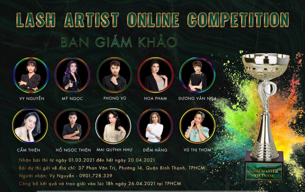 Lash Artist Online Competition 2021 06/2022 2 ban giam khao e1615654962167