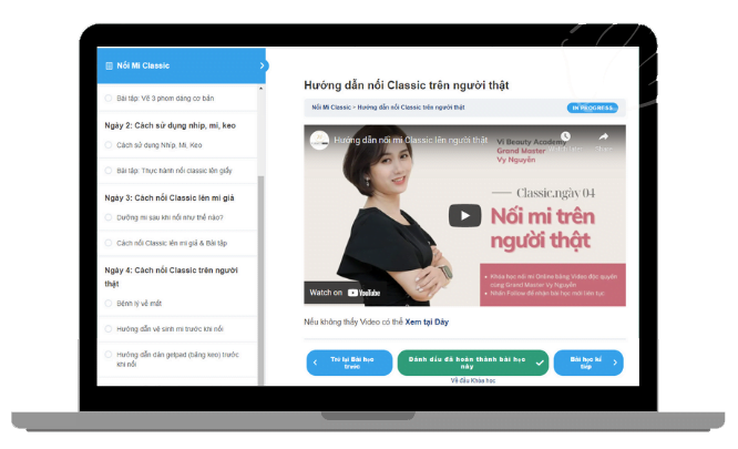Đào tạo Nối mi & Phun Xăm - Vi Beauty Academy 01/2023 6 Học nối mi Online giá rẻ - Vi Beauty Academy