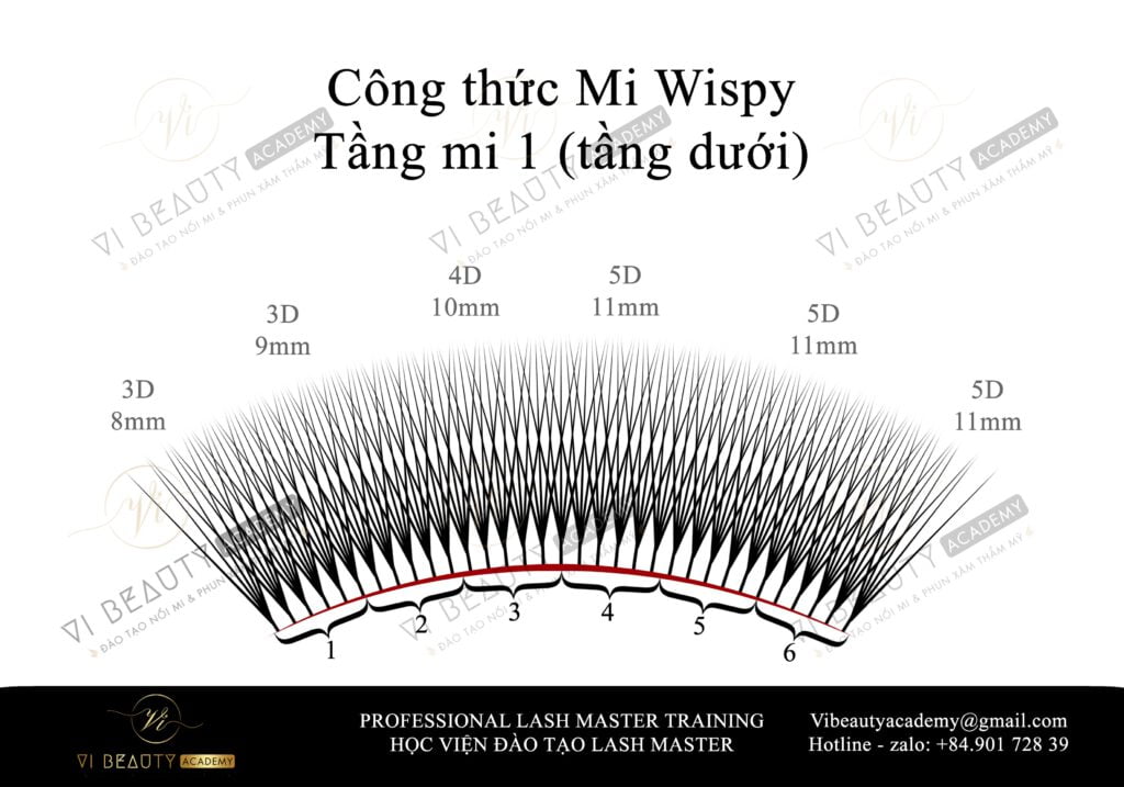 Công thức mi thiết kế Vi Beauty Academy