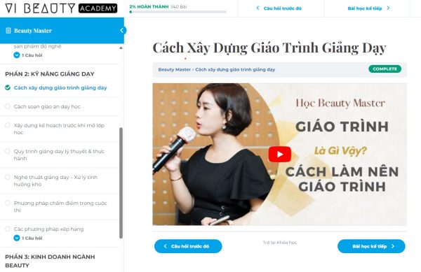 Khóa học Beauty Master Online - Hình ảnh 2